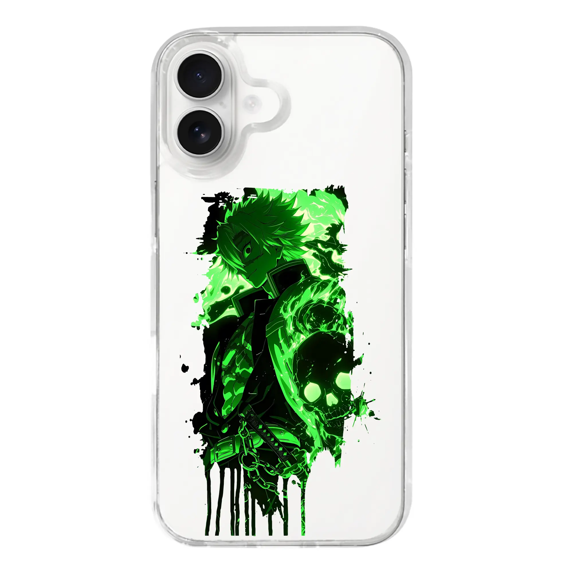 鬼滅の刃 グッズ,不死川 実弥 - iPhone 17シリーズ 透明スマホケース – 薄型・耐衝撃・精密フィット保護カバー